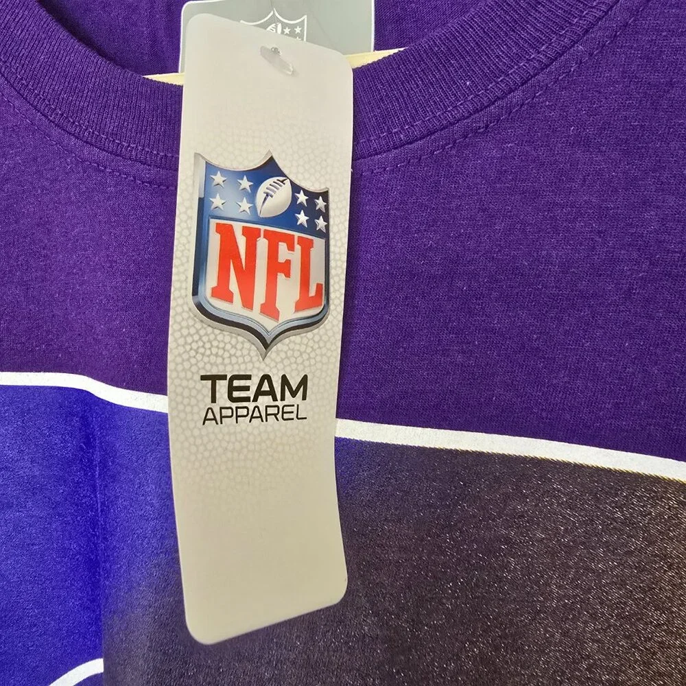 Baltimore Ravens‎ Men's NFL Team Apparel T-Shirt Purple 100% Cotton Sz 3XL NWT